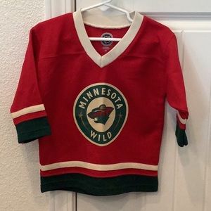 Kids 2T MN Wild Jersey. In good shape.